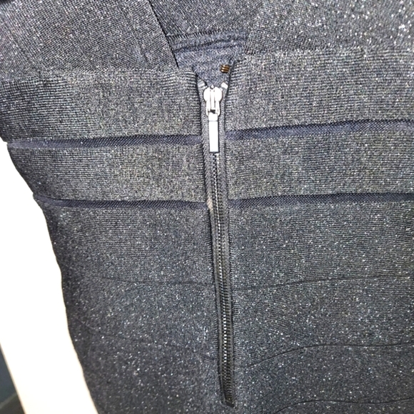 BEBE Shimmer Bandage Minidress - Worn once!! FINAL DROP!! - Picture 3 of 5
